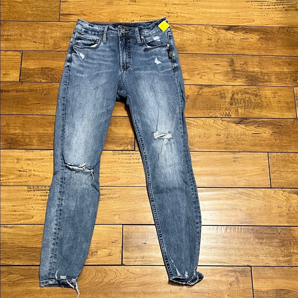 Silver avery Skinny Jeans